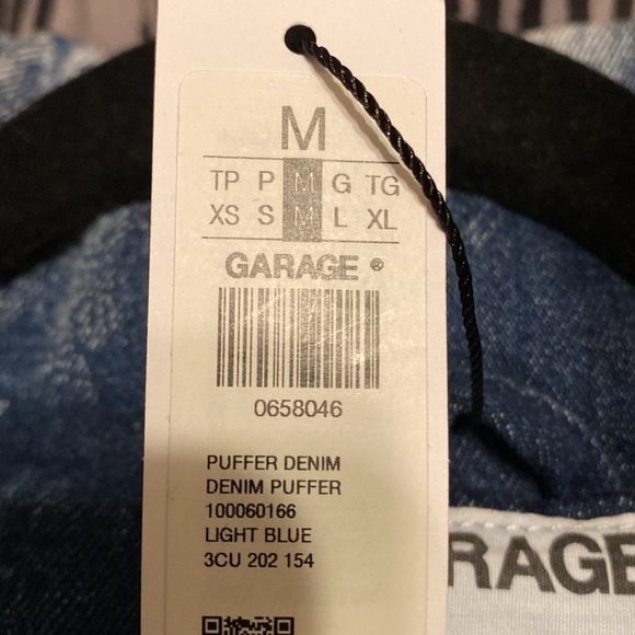 Denim Puffer Jacket from GARAGE clothing store. - Picture 5 of 5